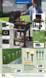 Gazetka promocyjna Lidl - Aktionsprospekt - Gazetka - ważna od 01.04 do 01.04.2023 - strona 42 - produkty: angebot, auer, auto, Bau, besteck, bürste, decke, Deckel, dell, edelstahl, eis, elle, grill, grillrost, Holz, holzkohle, holzkohlegrill, Kohlegrill, Kugel, led-solarleuchte, Leuchte, leuchten, Meister, Mode, ndk, reis, Schal, Schale, solarleuchte, thermometer, Ti, tisch, Wanne, wasser, ZTE