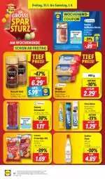 Gazetka promocyjna Lidl - Aktionsprospekt - Gazetka - ważna od 01.04 do 01.04.2023 - strona 50 - produkty: angebot, bacon, chips, coupon, crunchips, drucker, dulano, Edelsalami, eis, Engel, keks, kekse, kerze, lorenz, lorenz crunchips, meggle, Nescafé, nescafé gold, oreo, ouzo, papier, reis, salami, Streichzart, Ti, ZTE