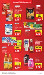 Gazetka promocyjna Lidl - Aktionsprospekt - Gazetka - ważna od 01.04 do 01.04.2023 - strona 7 - produkty: actimel, activia, angebot, Bad, coppenrath, danone, danone activia, duschbad, duschdas, eis, feta, gin, Goldstücke, grill, heinz, Hohes C, Käse, ketchup, mayonnaise, pfanne, pfannen, pfannenkäse, preisvorteil, reis, salakis, Ti, tomate, tomaten, tomatenketchup, und pfanne, Yo, ZTE