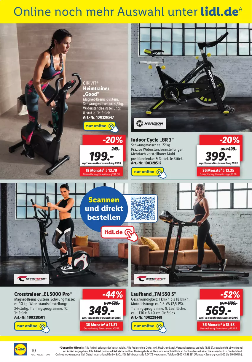 Aktueller Prospekt Lidl - Wochen-Highlights im Onlineshop - von 29.11 bis 05.12.2021 - strona 10