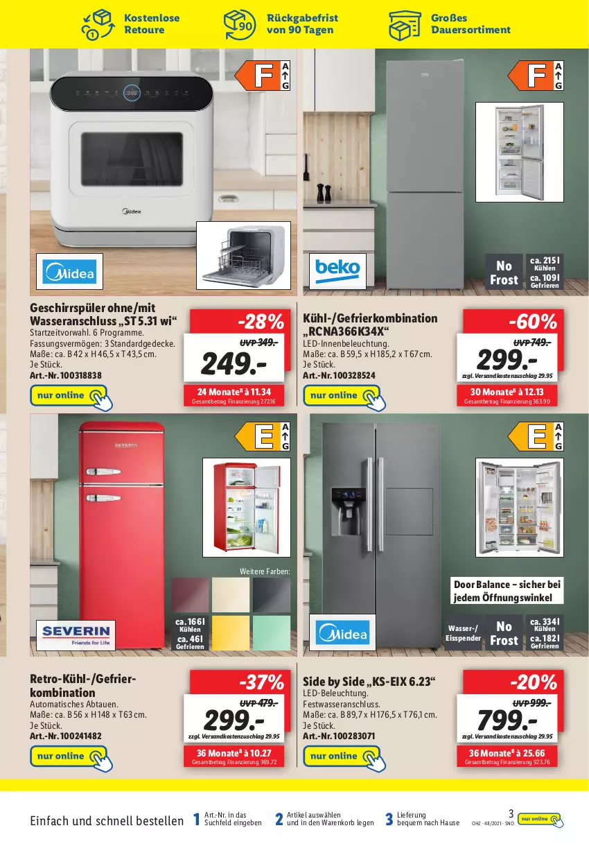 Aktueller Prospekt Lidl - Wochen-Highlights im Onlineshop - von 29.11 bis 05.12.2021 - strona 3