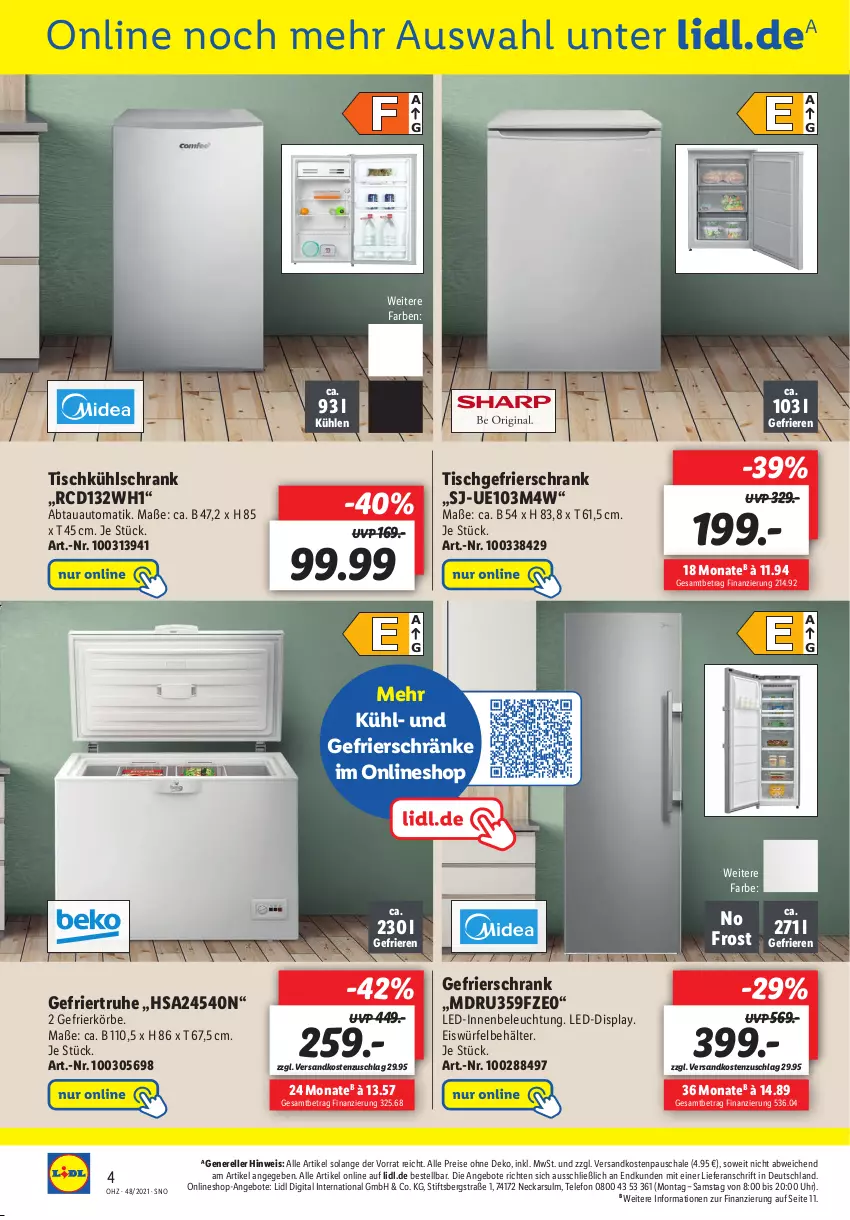 Aktueller Prospekt Lidl - Wochen-Highlights im Onlineshop - von 29.11 bis 05.12.2021 - strona 4