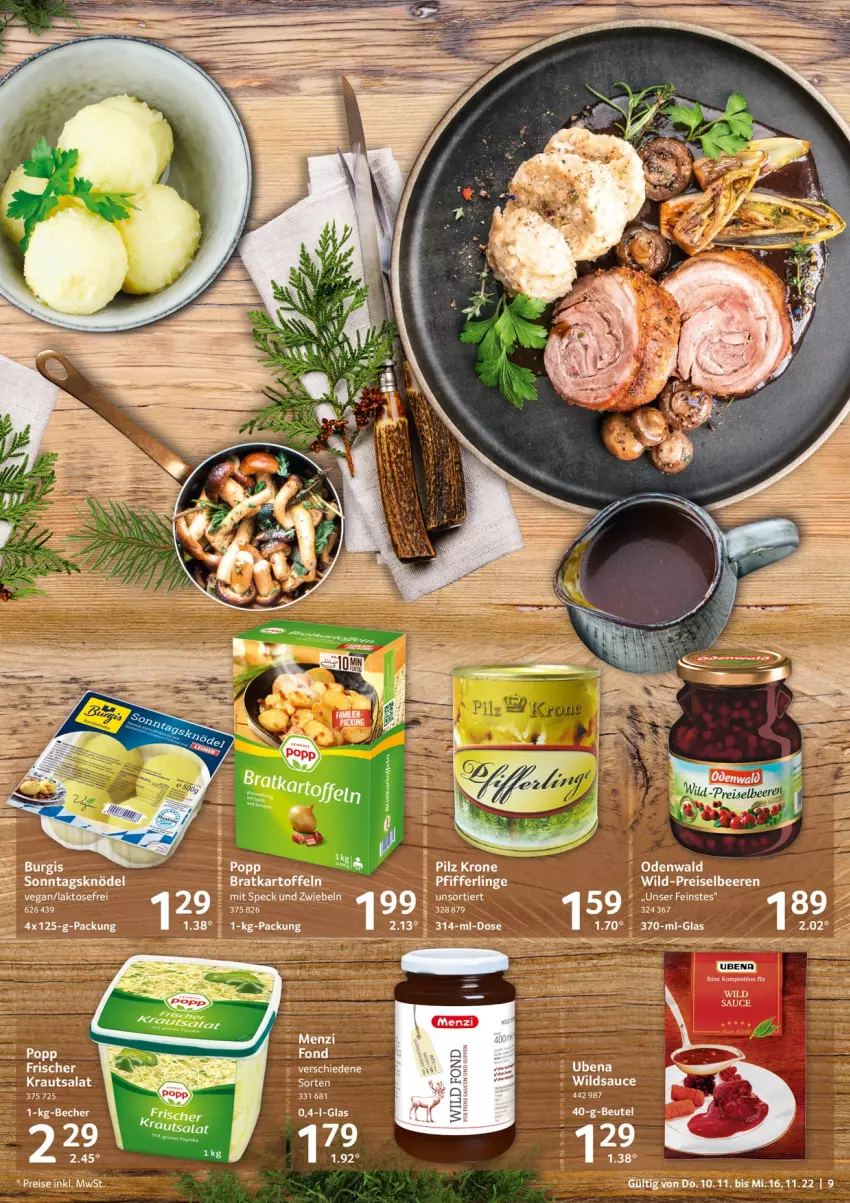 Aktueller Prospekt Selgros - Food - von 10.11 bis 16.11.2022 - strona 9 - produkty: Wild