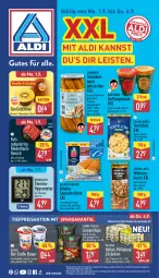 Gazetka promocyjna Aldi Nord - Von Montag - Gazetka - ważna od 06.09 do 06.09.2025 - strona 1 - produkty: aldi, auer, aus der tiefkühlung, Bau, Bauer, Becher, beutel, chips, cin, eis, Elan, elle, filet, filets, fleisch, frucht, früchte, fruchtjoghurt, funny-frisch, getränk, gin, Grom, Hygrometer, joghur, joghurt, kaffee, kartoffel, kartoffelchips, kiwi, kiwifruit, lachs, linsen, natur, nuss, reis, rind, rinder, schinken, sim, Ti, tiefpreis, torte, tortelloni, veltins, walnuss, würstchen, ZTE