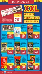 Gazetka promocyjna Aldi Nord - Von Montag - Gazetka - ważna od 06.09 do 06.09.2025 - strona 10 - produkty: aldi, alkohol, beutel, Cashew, cashewkerne, chips, eier, eis, erdnuss, gin, kaffee, kartoffel, korn, meersalz, natur, nuss, paprika, pistazien, Ria, salz, SANTE, sim, snack, snacks, Sun Snacks, Ti, tortilla, ZTE