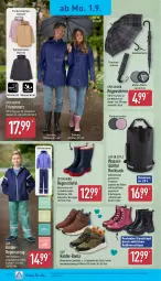 Gazetka promocyjna Aldi Nord - Von Montag - Gazetka - ważna od 06.09 do 06.09.2025 - strona 18 - produkty: Anzug, auto, dell, eis, elle, gin, Kinder, Mode, obermaterial synthetik, Ria, rucksack, sac, schultergurt, Tasche, taschen, Ti, Tiere, up2fashion, wasser, ZTE