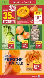 Gazetka promocyjna Aldi Nord - Von Montag - Gazetka - ważna od 06.09 do 06.09.2025 - strona 27 - produkty: beutel, eis, Elan, knoblauch, Kürbis, möhren, reis, Romanasalat, salat, salatherzen, speisemöhren, Ti, trolli, ZTE, zwiebel, zwiebeln