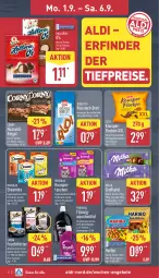 Gazetka promocyjna Aldi Nord - Von Montag - Gazetka - ważna od 06.09 do 06.09.2025 - strona 6 - produkty: aldi, alleinfuttermittel, angebot, angebote, beutel, biscotto, brot, buch, corny, dreamies, eis, elle, flasche, haribo, knäckebrot, milch, milka, nuss, perwoll, reis, riegel, russisch brot, schoko, schokolade, sheba, Tasche, taschen, teller, Ti, tiefpreis, vollmilch, waschmittel, whiskas