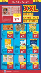 Gazetka promocyjna Aldi Nord - Von Montag - Gazetka - ważna od 06.09 do 06.09.2025 - strona 8 - produkty: aldi, aufschnitt, Bau, beutel, braten, burger, butter, butterkäse, cin, curry, currywurst, dell, eis, Geflügel, gin, gouda, grill, hirtenkäse, Käse, Kugel, Mantel, milch, mortadella, mozzarella, olive, oliven, Reibekäse, rel, schinken, Speck, Ti, wurst, würstchen, ZTE