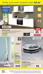 Gazetka promocyjna Lidl - Wochen-Highlights im Onlineshop - Gazetka - ważna od 03.07 do 03.07.2022 - strona 6 - produkty: abzugshaube, akku, angebot, angebote, backofen, Bau, dunstabzug, dunstabzugshaube, eis, elle, küche, Küchen, Küchenzeile, kühlschrank, Leuchte, ndk, Ofen, Reinigung, reis, rel, Ria, rum, Saugroboter, Schal, Schale, Schrank, silvercrest, Spektrum, telefon, teppich, Ti, uhr, wasser, wassertank