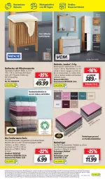 Gazetka promocyjna Lidl - Wochen-Highlights im Onlineshop - Gazetka - ważna od 03.07 do 03.07.2022 - strona 9 - produkty: auer, Bad, badetuch, Bau, baumwolle, beere, bio, bio-baumwolle, creme, duschtuch, eis, elle, erde, Ergee, handtuch, hochschrank, hocker, honig, korb, LG, natur, ndk, reis, Ria, Schrank, spiegel, Ti, Trockner, tuc, unterschrank, waschbecken, wäschekorb, wolle