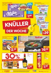 Gazetka promocyjna Netto Marken-Discount - Filial-Angebote - Gazetka - ważna od 09.07 do 09.07.2022 - strona 2 - produkty: almighur, almighurt, backofen, ehrmann, ehrmann almighurt, eis, filegro, filet, herdarten, iglo, maggi, maggi würze, milka, milka schokolade, ndk, Ofen, pfanne, pringles, reis, ring, schlemmerfilet, schoko, schokolade, Ti, usb, versandkostenfrei