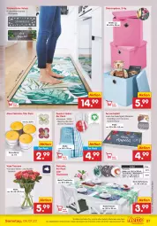 Gazetka promocyjna Netto Marken-Discount - Filial-Angebote - Gazetka - ważna od 09.07 do 09.07.2022 - strona 27 - produkty: angebot, auer, Bau, baumwolle, bio, decke, eis, geschirr, geschirrtücher, küche, Küchen, Läufer, LG, mitteldecke, reis, Ria, Serviertablett, tablet, tablett, tee, Teelicht, teelichte, Ti, tisch, tischdecke, tischläufer, tücher, Vase, wolle, ZTE