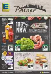 Gazetka promocyjna Edeka - Angebote der Woche - Gazetka - ważna od 21.05 do 21.05.2022 - strona 1 - produkty: angebot, angebote, Becher, bio, bratwurst, coca-cola, cola, decke, deutschlandcard, eis, ente, erde, fanta, flasche, kopfsalat, lebensmittel, LG, philadelphia, reis, salat, Schal, Schale, sprite, Ti, wurst