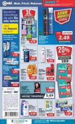 Gazetka promocyjna Combi - Prospekte - Gazetka - ważna od 29.04 do 29.04.2023 - strona 26 - produkty: angebot, angebote, Antitranspirant, arla, body, body lotion, body milk, brillance, bürste, bürsten, Colorationen, coupon, coupons, creme, deo, deodorant, dusche, eis, erde, flasche, garnier, gin, Haarlack, haarspray, Labello, lack, Lotion, mint, natur, natura, nivea, Odol, Old Spice, oral-b, pampers, pampers baby dry, Pants, pasta, pflegedusche, reis, rexona, schwarzkop, schwarzkopf, shampoo, shampoo oder spülung, Soda, sofort-rabatt, sofortrabatt, spülung, Taft, Tempo, Ti, toilettentücher, tücher, Wahre Schätze, wasser, wassersprudler, zahnbürste, zahnpasta, ZTE