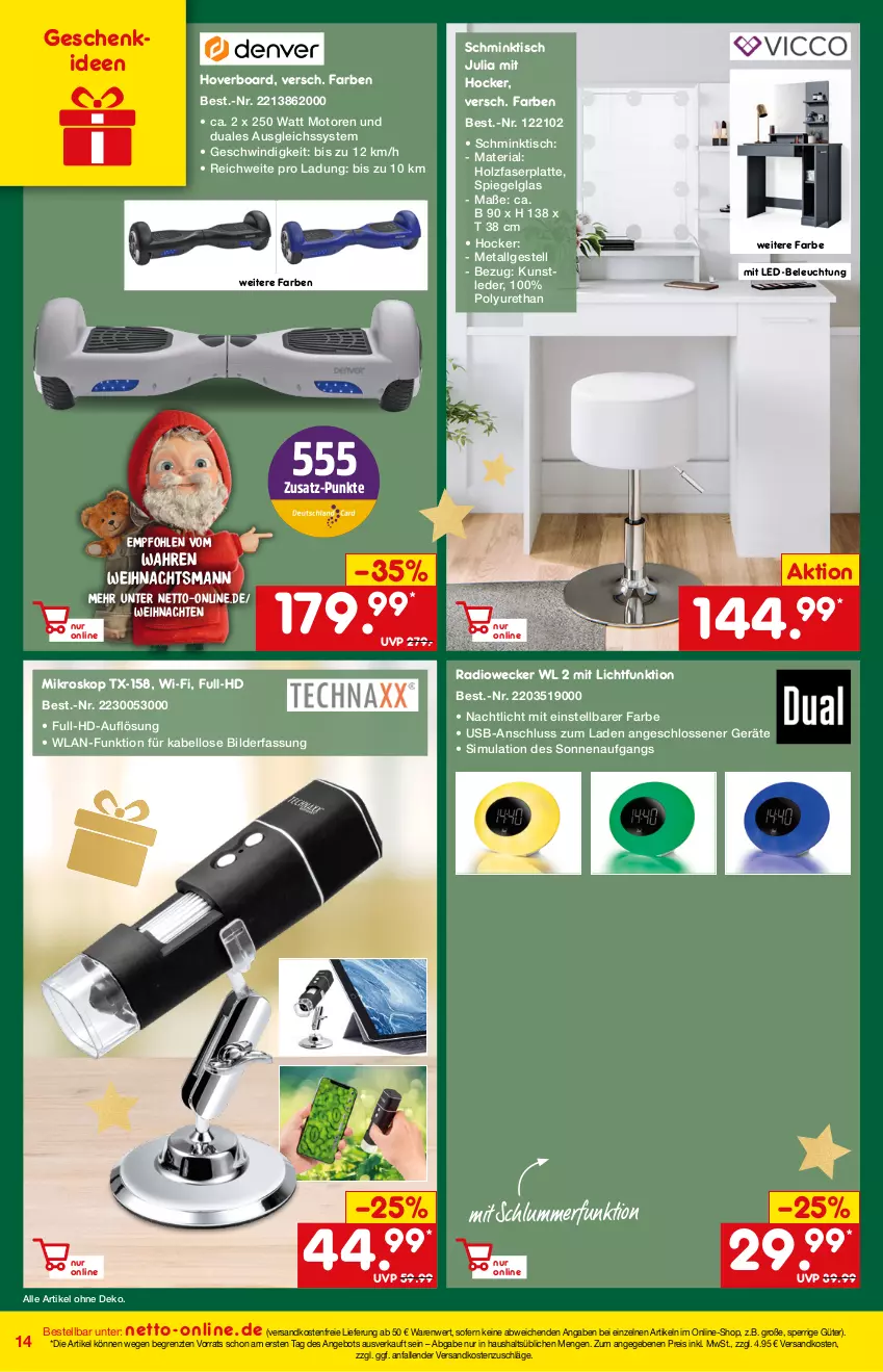 Aktueller Prospekt Netto Marken-Discount - Online-Magazin Dezember - von 01.12 bis 31.12.2021 - strona 14