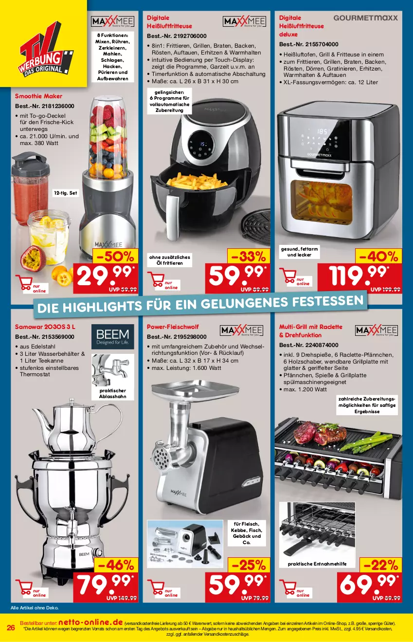 Aktueller Prospekt Netto Marken-Discount - Online-Magazin Dezember - von 01.12 bis 31.12.2021 - strona 26