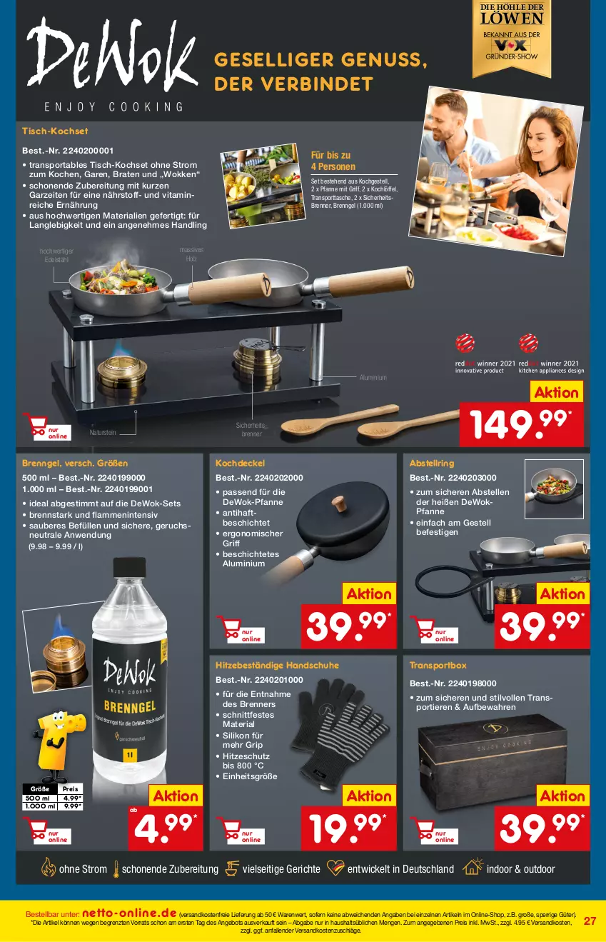 Aktueller Prospekt Netto Marken-Discount - Online-Magazin Dezember - von 01.12 bis 31.12.2021 - strona 27