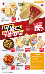 Gazetka promocyjna Kaufland - Gazetka - ważna od 07.12 do 07.12.2022 - strona 17 - produkty: Allmikäs, angebot, angebote, aprikose, aprikosen, auer, Bau, Bauer, Bergkäse, eis, elle, frau antje, frischkäse, frucht, früchte, früchten, gouda, grüne oliven, hartkäse, Käse, käsetheke, mac, mandel, mandeln, milch, olive, oliven, paprika, reis, Ria, schnittkäse, senf, Spezi, südtiroler, Ti