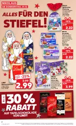 Gazetka promocyjna Kaufland - Gazetka - ważna od 07.12 do 07.12.2022 - strona 2 - produkty: alpenmilch, angebot, ball, beutel, creme, Kugel, lindt, milch, milka, oreo, Puzzle, schoko, schokolade, tafelschokolade, Ti, ZTE