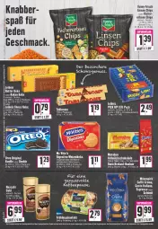 Gazetka promocyjna Edeka - Angebote der Woche - Gazetka - ważna od 18.03 do 18.03.2023 - strona 16 - produkty: beutel, bohne, bohnen, butter, chips, daim, eier, eis, erbsen, funny-frisch, gin, kakao, keks, kichererbsen, linsen, mac, Marabou, milch, mövenpick, nescafe, nuss, oreo, Pick Up!, reis, schoko, schokolade, tee, Ti, toblerone, vollmilch, ZTE