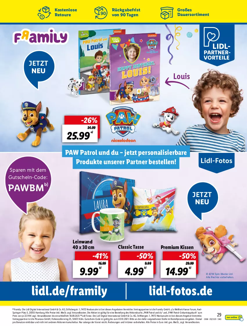 Aktueller Prospekt Lidl - Aktuelle Onlineshop-Highlights - von 01.09 bis 30.09.2021 - strona 29