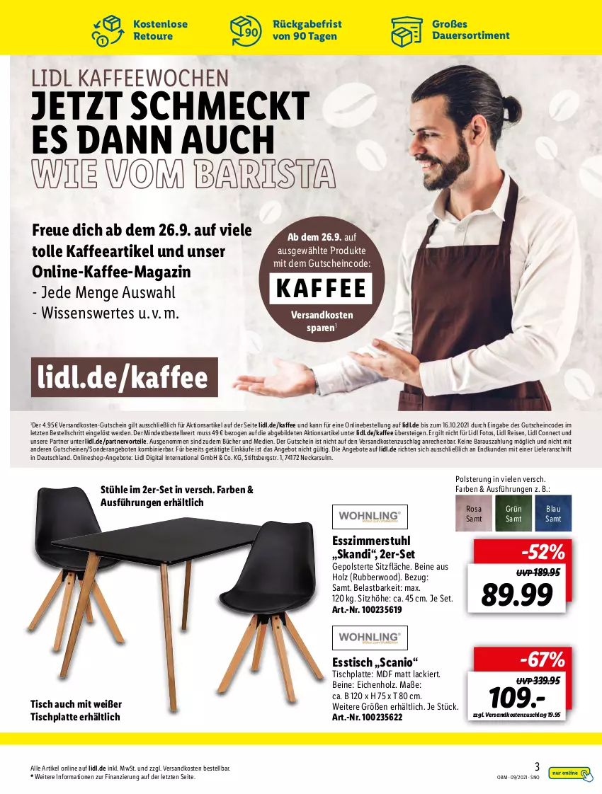 Aktueller Prospekt Lidl - Aktuelle Onlineshop-Highlights - von 01.09 bis 30.09.2021 - strona 3