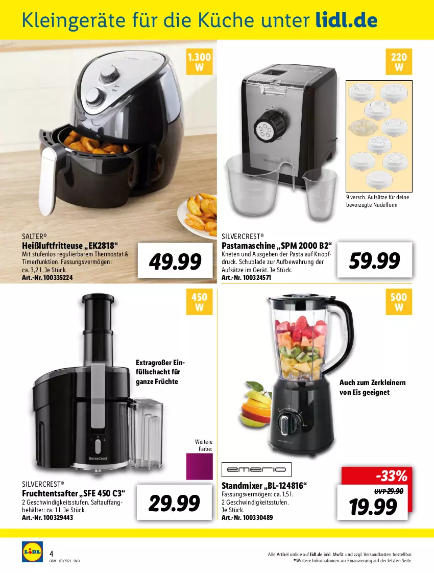 Aktueller Prospekt Lidl - Aktuelle Onlineshop-Highlights - von 01.09 bis 30.09.2021 - strona 4