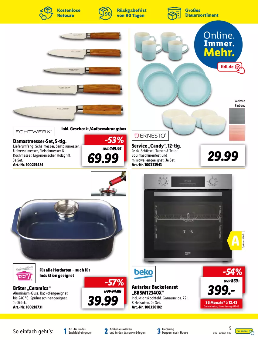 Aktueller Prospekt Lidl - Aktuelle Onlineshop-Highlights - von 01.09 bis 30.09.2021 - strona 5