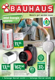Gazetka promocyjna Bauhaus - Prospekte - Gazetka - ważna od 01.10 do 01.10.2022 - strona 1 - produkty: Bau, brause, Brei, ente, grohe, handbrause, hansgrohe, Intel, Palette, Rauch, thermostat, Ti, wasser