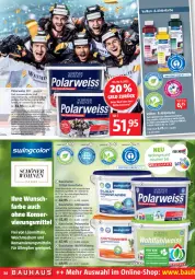Gazetka promocyjna Bauhaus - Prospekte - Gazetka - ważna od 01.10 do 01.10.2022 - strona 34 - produkty: Alwa, Bank, Bau, decke, Deckel, eimer, eis, Heu, innenfarbe, kraft, mac, Polarweiss, reis, rwe, Ti
