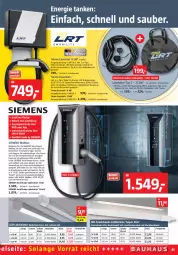 Gazetka promocyjna Bauhaus - Prospekte - Gazetka - ważna od 01.10 do 01.10.2022 - strona 41 - produkty: Bau, deka, eis, elle, ente, Intel, ladekabel, led-licht, leds, Rauch, rwe, Schal, siemens, smartphone, Tasche, Ti, wasser