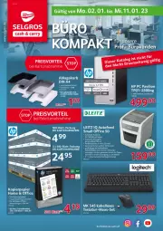 Gazetka promocyjna Selgros - Büro Kompakt - Gazetka - ważna od 11.01 do 11.01.2023 - strona 1 - produkty: eis, jbl, LG, preisvorteil, reis, ryzen, Ti