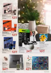 Gazetka promocyjna Selgros - Praesente - Gazetka - ważna od 24.12 do 24.12.2022 - strona 12 - produkty: boss, bruno banani, creme, deo, deospray, deospray 150 ml, duschgel, edt spray, eis, feuchtigkeitscreme, geschenkpackung, geschenkset, Gesichtsmaske, gillette, hugo, hugo boss, Maske, nivea, Nivea Men, rasierapparat, rasiergel, reis, sac, shampoo, shampoo 250 ml, Tasche, Ti, Versace, waschgel