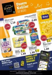 Gazetka promocyjna Edeka - Prospekte - Gazetka - ważna od 06.04 do 06.04.2024 - strona 1 - produkty: butter, deka, flasche, frucht, mam, tee, Ti, uhr