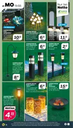 Gazetka promocyjna Netto - Woche 7 - Gazetka - ważna od 18.02 do 18.02.2023 - strona 14 - produkty: auer, Birnen, Garten, Kette, Lampe, laterne, LED-Glühbirnen, leds, Leuchte, lichterkette, Ti, ZTE