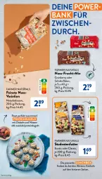 Gazetka promocyjna AldiSud - Entdecke unser Sortiment - Gazetka - ważna od 31.08 do 31.08.2023 - strona 10 - produkty: aldi, Bank, cranberry, Datteln, eis, ente, flakes, frucht, Kugel, lunchbox, natur, natura, nuss, powerbank, reis, Ria, schoko, studentenfutter, Ti