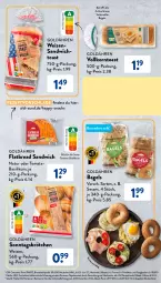 Gazetka promocyjna AldiSud - Entdecke unser Sortiment - Gazetka - ważna od 31.08 do 31.08.2023 - strona 7 - produkty: aldi, backwaren, Bagel, basilikum, brötchen, brut, eis, Elektro, elle, HP, korn, Laufen, natur, reis, rezept, sandwich, sesam, snack, snacks, Sonntagsbrötchen, Ti, toast, tomate, tomate-basilikum