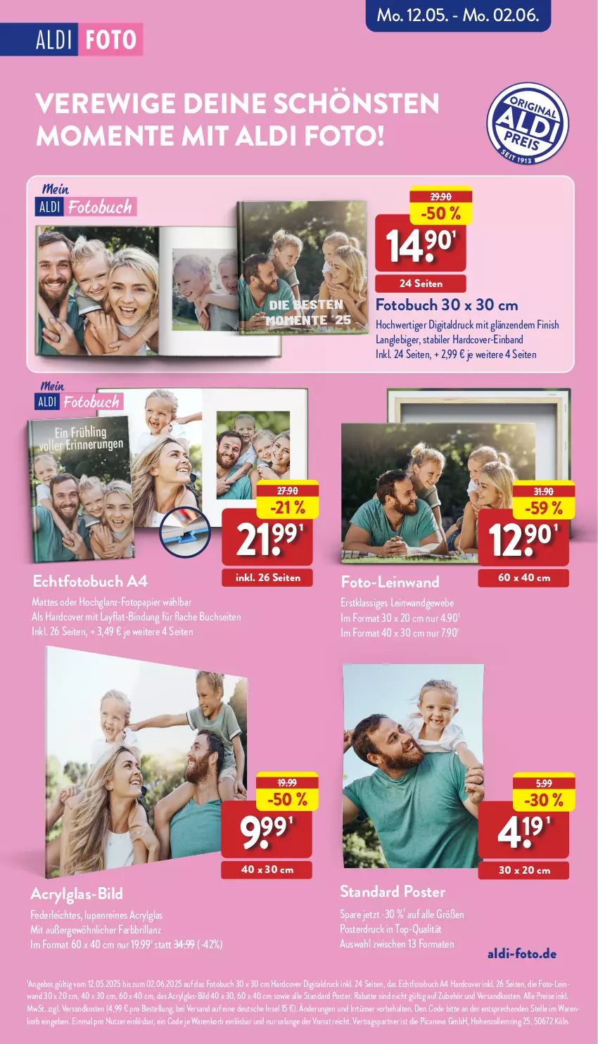 Aktueller Prospekt Aldi Nord - Von Montag - von 19.05 bis 24.05.2025 - strona 41 - produkty: aldi, angebot, buch, eis, elle, ente, Finish, Fotobuch, hochglanz, korb, LG, ndk, papier, reis, ring, Ti, tiefpreis