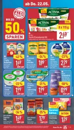 Gazetka promocyjna Aldi Nord - Von Montag - Gazetka - ważna od 24.05 do 24.05.2025 - strona 29 - produkty: activia, arla, auer, Becher, Ben’s Original, beutel, cerealien, creme, drink, eis, finello, flasche, frucht, früchte, Früchtetee, gin, Käse, käsescheiben, leerdammer, Loose, milch, milka, milkana, quäse, Reibekäse, reis, salat, sauce, Sauermilchkäse, Schmelzkäse, schmelzkäsezubereitung, schoko, tee, Ti, ZTE