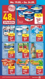 Gazetka promocyjna Aldi Nord - Von Montag - Gazetka - ważna od 24.05 do 24.05.2025 - strona 7 - produkty: arla, aufstrich, Becher, brot, brotaufstrich, butter, cin, drink, eis, flasche, fleisch, fleischwurst, frucht, Fruchtquark, Geflügel, gin, gutfried, hühner, joghur, joghurt, Kærgården, Käse, kerrygold, monte, Popp, quark, rapsöl, starbucks, Ti, weihenstephan, wurst, zott, ZTE
