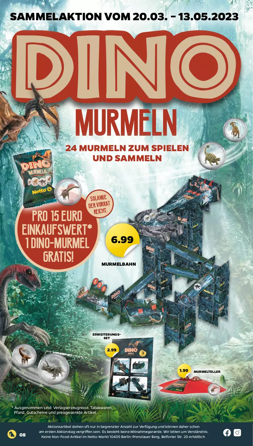 Aktueller Prospekt Netto - Woche 17 - von 24.04 bis 29.04.2023 - strona 8 - produkty: auer, eis, elle, gutschein, gutscheine, reis, rwe, Spiele, teller, Ti, ZTE