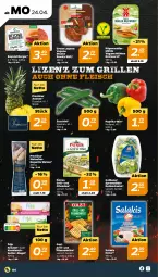 Gazetka promocyjna Netto - Woche 17 - Gazetka - ważna od 29.04 do 29.04.2023 - strona 4 - produkty: ananas, baguette, bratwurst, burger, butter, eis, fleisch, grill, Käse, knoblauch, Knoblauchbutter, kräuter, natur, Ofen, Ofenkäse, paprika, patros, pfanne, pfannen, pfannenkäse, riegel, rügenwalder, rügenwalder mühle, salakis, salat, spreewälder, steak, steaks, steinofen, Ti, und pfanne, wurst, Yo, zucchini