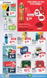 Gazetka promocyjna Combi - Prospekte - Gazetka - ważna od 09.03 do 09.03.2024 - strona 16 - produkty: Alwa, amecke, angebot, angebote, bier, bio, coca-cola, cola, Collagen, corona, corona extra, eis, eistee, elle, erdinger, flasche, fuze tea, getränk, getränke, glasflasche, jever, jever pilsener, limo, limonade, mineralwasser, natur, pils, pilsener, reis, rel, säfte, tee, Ti, vilsa, volvic, wasser, ZTE