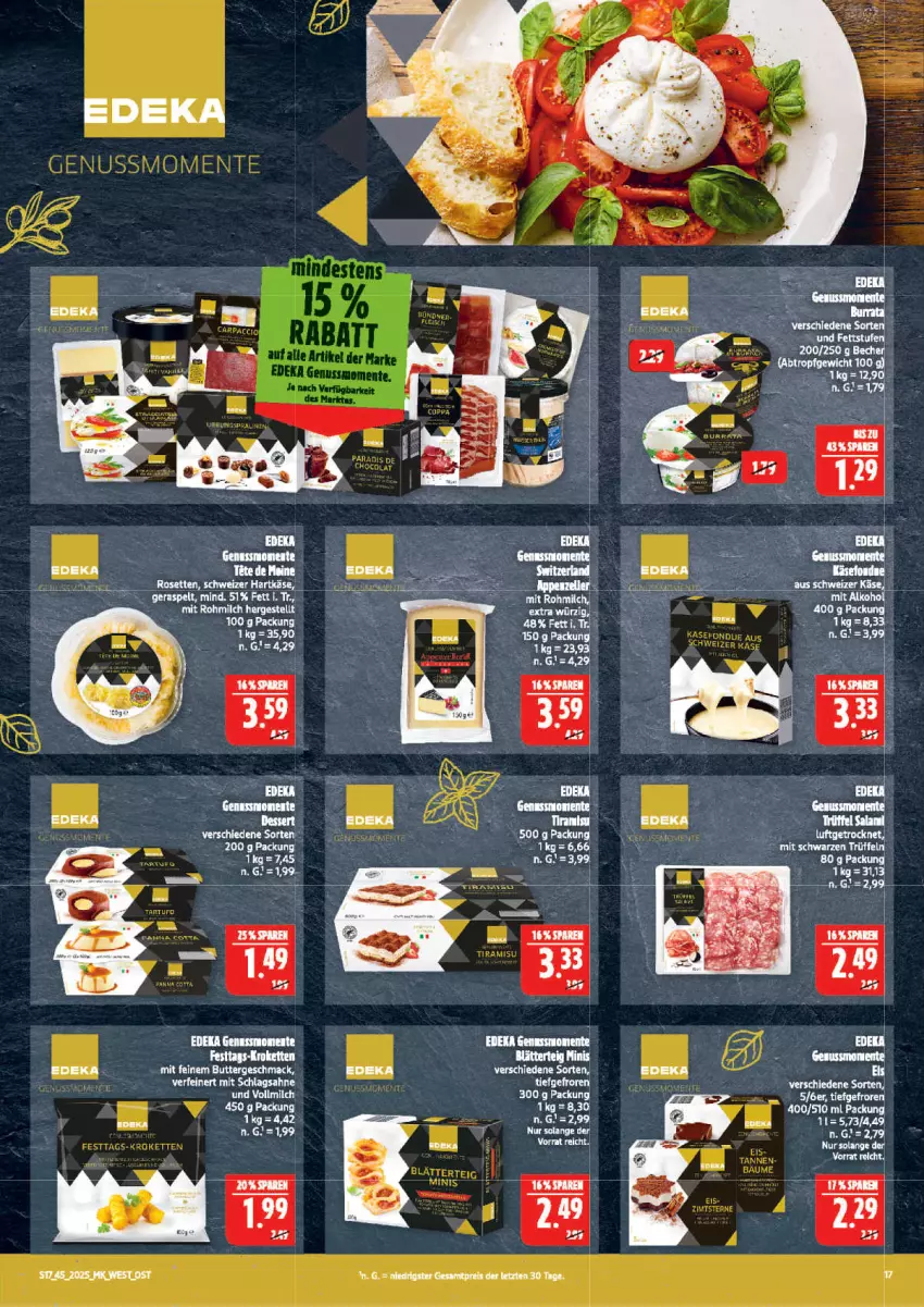 Aktueller Prospekt Marktkauf - Prospekt - von 02.11 bis 08.11.2025 - strona 17 - produkty: appenzeller, butter, deka, eier, eis, elle, ente, K2, mac, milch, reis, tee, Trüffel, ZTE