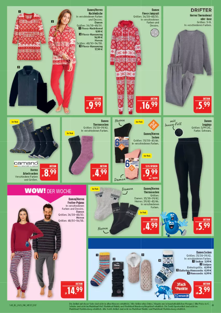 Aktueller Prospekt Marktkauf - Prospekt - von 02.11 bis 08.11.2025 - strona 41 - produkty: Anzug, ball, eis, gin, hemd, hose, jumpsuit, leggings, Nachthemd, Pyjama, reis, schuhe, socken, Sport, tee, Ti