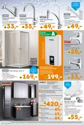 Gazetka promocyjna  - Gazetka - ważna od 10.08 do 10.08.2024 - strona 16 - produkty: ACC, accessoires, armatur, auto, Bad, Badmöbel, Bank, beleuchtung, brause, eis, Elektro, handbrause, Liege, möbel, passend für alle, Reinigung, reis, Ria, ring, Schrank, Spezi, spiegel, spiegelschrank, Spültischarmatur, Ti, tisch, unterschrank, Wandschrank, Wanne, waschtisch, waschtischarmatur, wc-sitz, ZTE