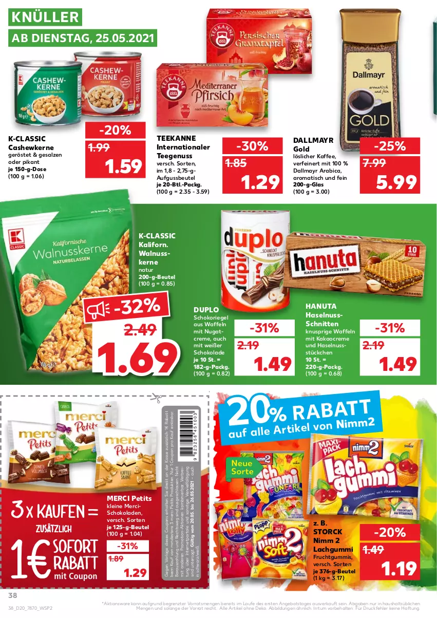 Aktueller Prospekt Kaufland - Gültig vom 20.05.2021 bis 26.05.2021 - von 20.05 bis 26.05.2021 - strona 38