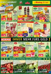 Gazetka promocyjna Norma - Norma - Gazetka - ważna od 27.06 do 27.06.2022 - strona 7 - produkty: Becher, beere, beeren, Brandenburger äpfel, bratwurst, burger, creme, eier, eiersalat, eis, eisbergsalat, erdbeere, erdbeeren, filet, filets, flasche, frucht, Garten, Geflügel, gin, gurke, gurken, hering, Herings, heringsfilets, jagdwurst, kühlregal, likör, limette, Meister, Mett, obst, obstgarten, original thüringer, peperoni, Peroni, pfeffer, pflanze, pflanzen, Pflanzenöl, Pusztasalat, regal, reis, ring, rosmarin, rostbratwurst, rotwein, sac, salami, salat, salate, senf, spreewälder, spreewaldhof, spülmittel, thüringer rostbratwurst, Ti, tiefpreis, tisch, tomate, tomaten, waldmeister, wein, wurst