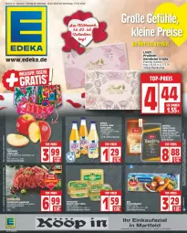 Gazetka promocyjna Edeka - Prospekte - Gazetka - ważna od 17.02 do 17.02.2024 - strona 1 - produkty: Becher, deka, eis, LG, Pink Lady, pralinen, reis, rind, schwein, schwein und rind, Ti, wein, ZTE